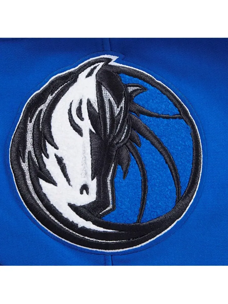 Pro Standard Мужская синяя толстовка с капюшоном Dallas Mavericks Area Code — изображение 3 из 5, синий