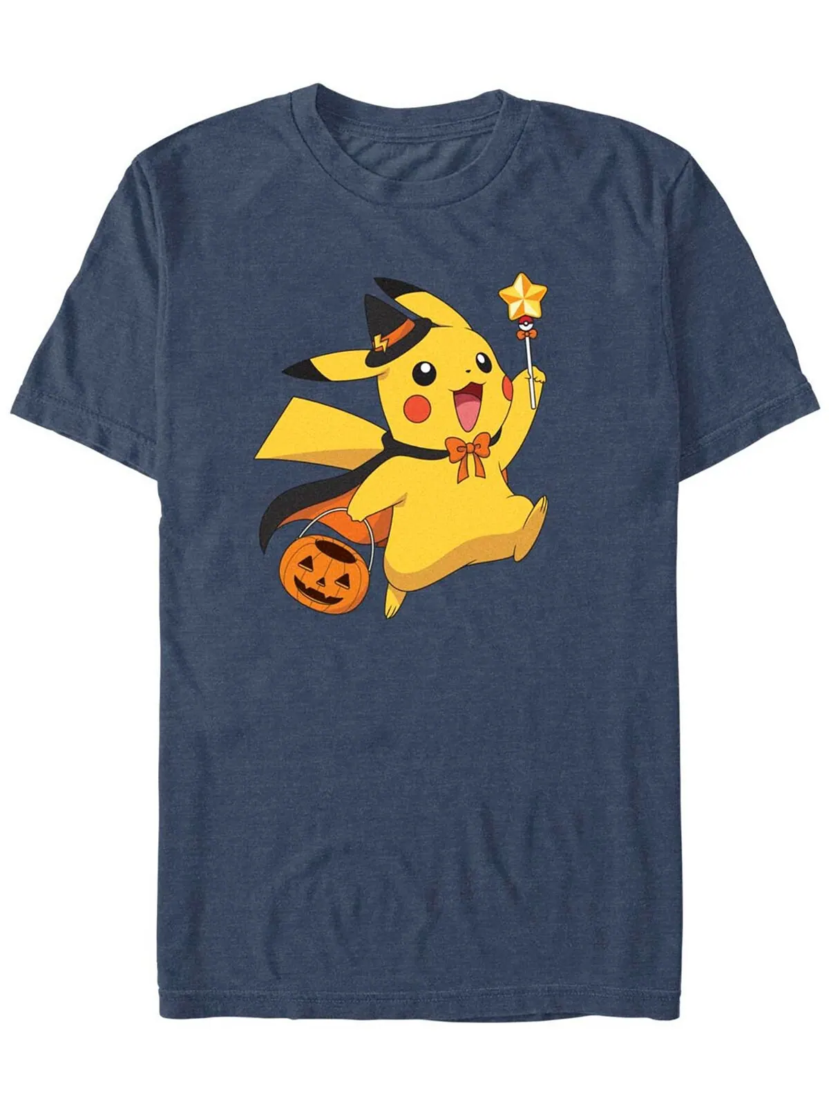 Мужская футболка с короткими рукавами pokemon pikachu d wizard Fifth Sun — изображение 1 из 1, темно-синий