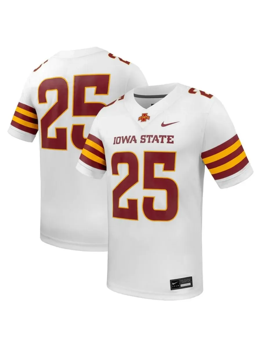 Nike Мужская белая реплика игровой майки Iowa State Cyclones Untouchable — изображение 1 из 3, белый