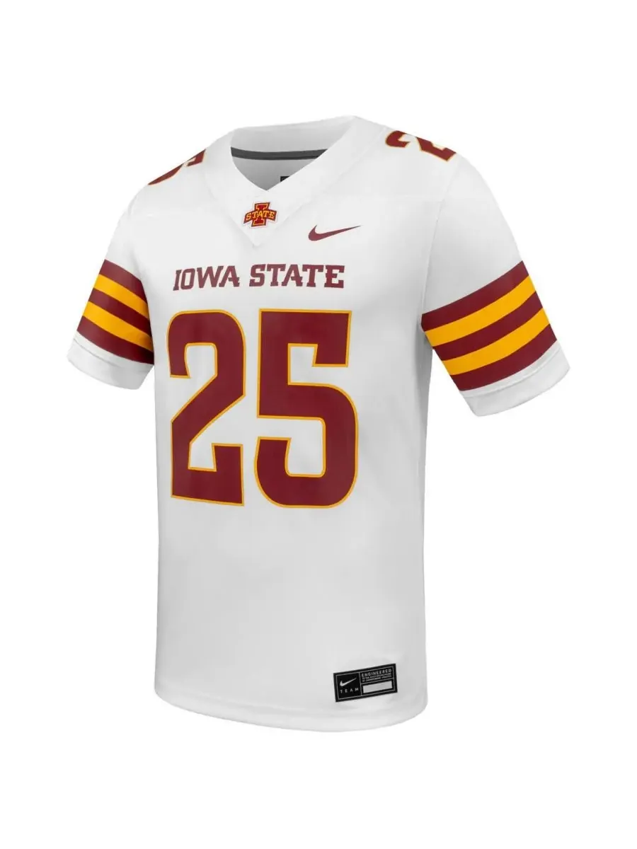 Nike Мужская белая реплика игровой майки Iowa State Cyclones Untouchable — изображение 3 из 3, белый
