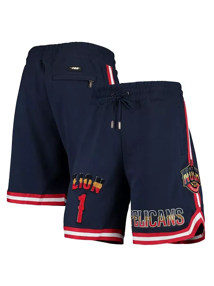 Мужские шорты Zion Williamson New Orleans Pelicans в синем цвете Pro Standard — изображение 1 из 4