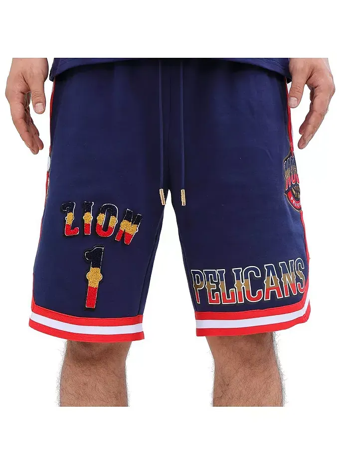 Мужские шорты Zion Williamson New Orleans Pelicans в синем цвете Pro Standard — изображение 2 из 4