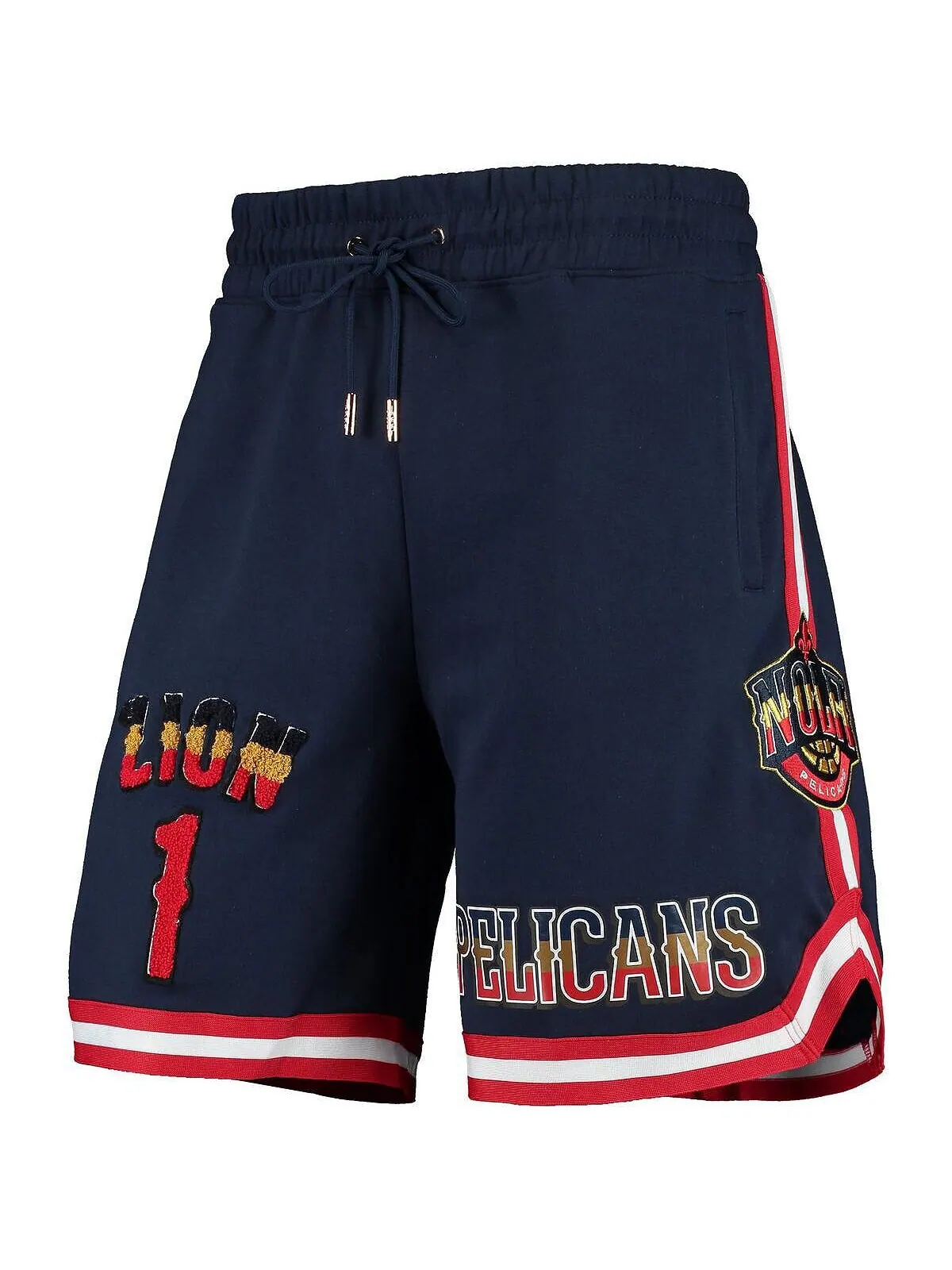 Мужские шорты zion williamson navy new orleans pelicans player Pro Standard — изображение 4 из 4, темно-синий