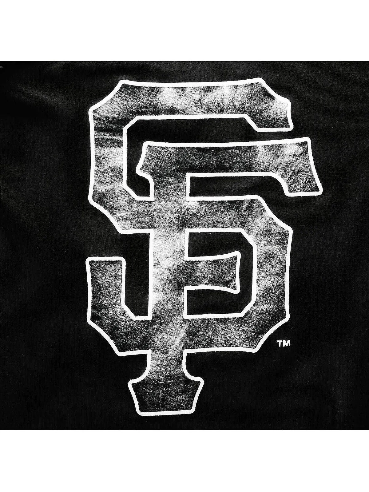 Черная женская майка San Francisco Giants Tonal Athleisure Racerback The Wild Collective — изображение 4 из 4, черный
