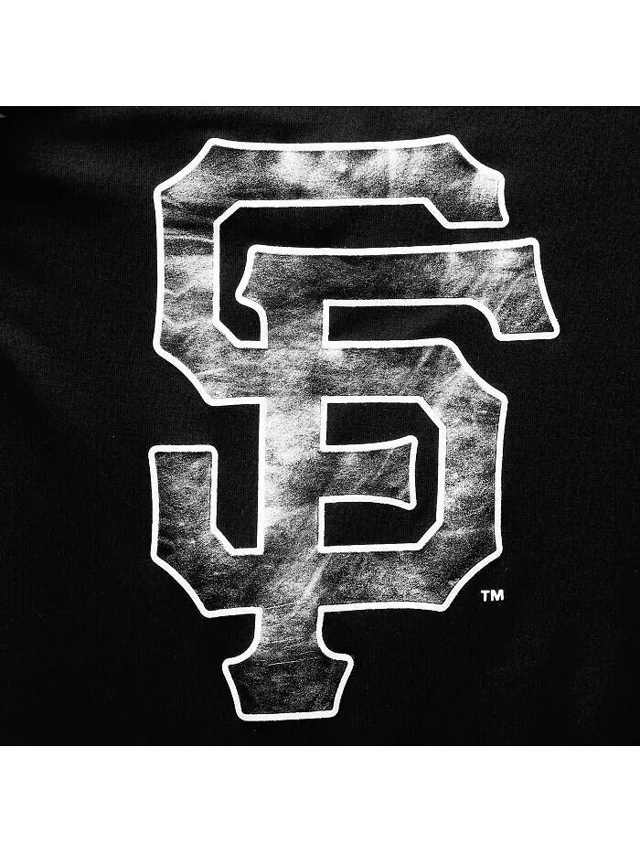 Черная женская майка San Francisco Giants Tonal Athleisure Racerback The Wild Collective — изображение 4 из 4