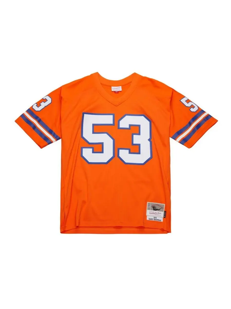 Mitchell & Ness Мужская оранжевая реплика футболки Рэнди Градишара из команды Denver Broncos — изображение 1 из 5, оранжевый