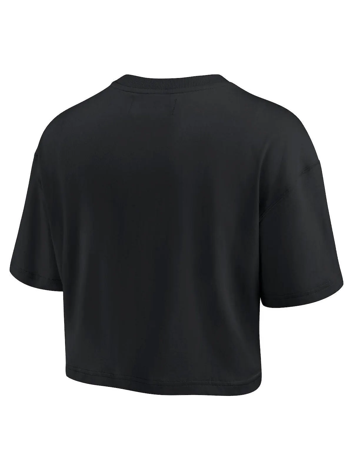 Женская черная укороченная футболка New Orleans Saints Super Soft с короткими рукавами Fanatics — изображение 2 из 3, черный