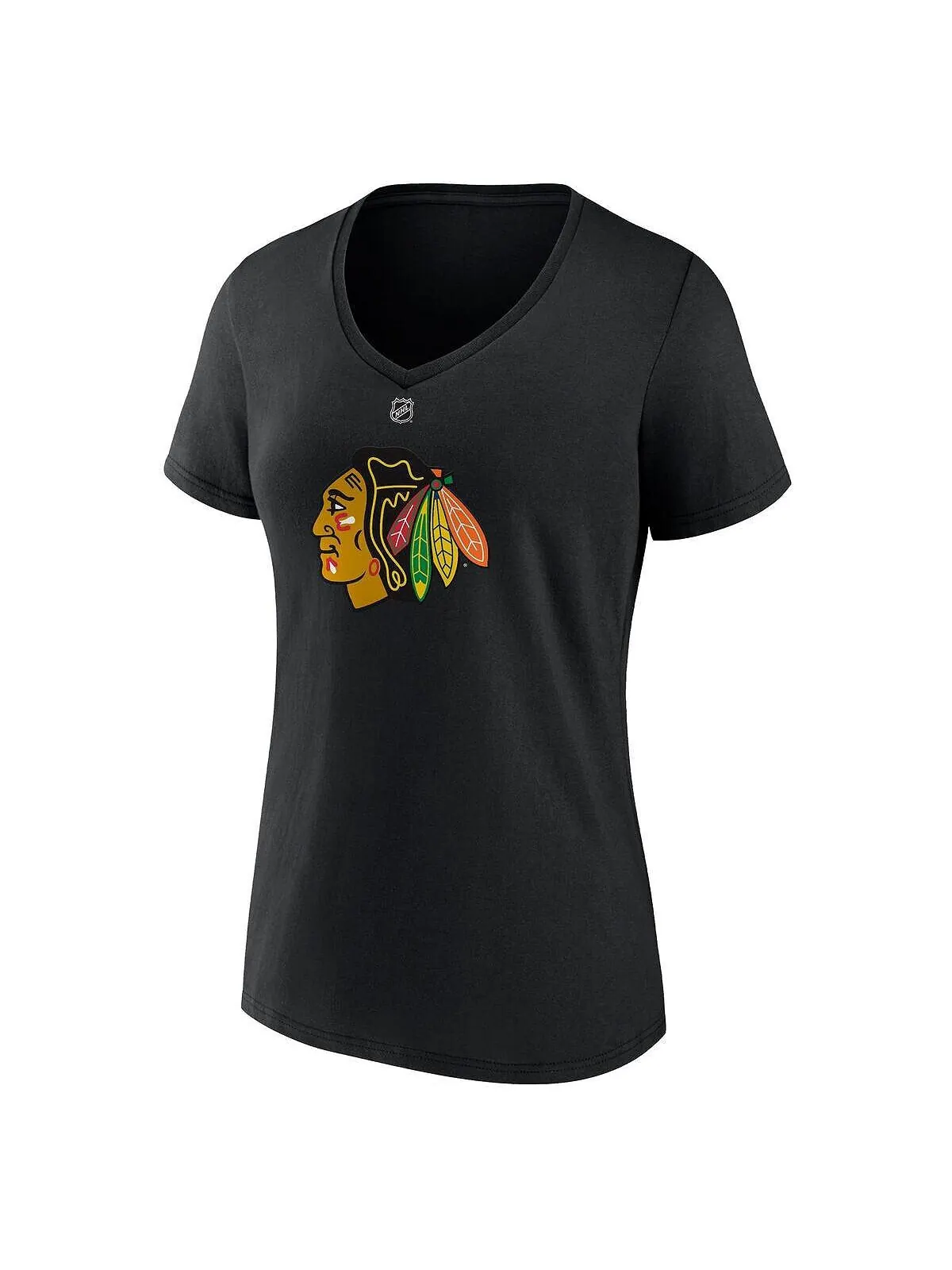 Женская черная футболка с фирменным логотипом Connor Bedard Chicago Blackhawks NHL Draft 2023, имя — изображение 3 из 3