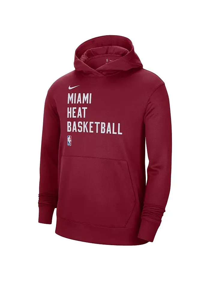 Мужская и женская толстовка с капюшоном для тренировок Miami Heat 2023/24 Performance Spotlight — изображение 3 из 3