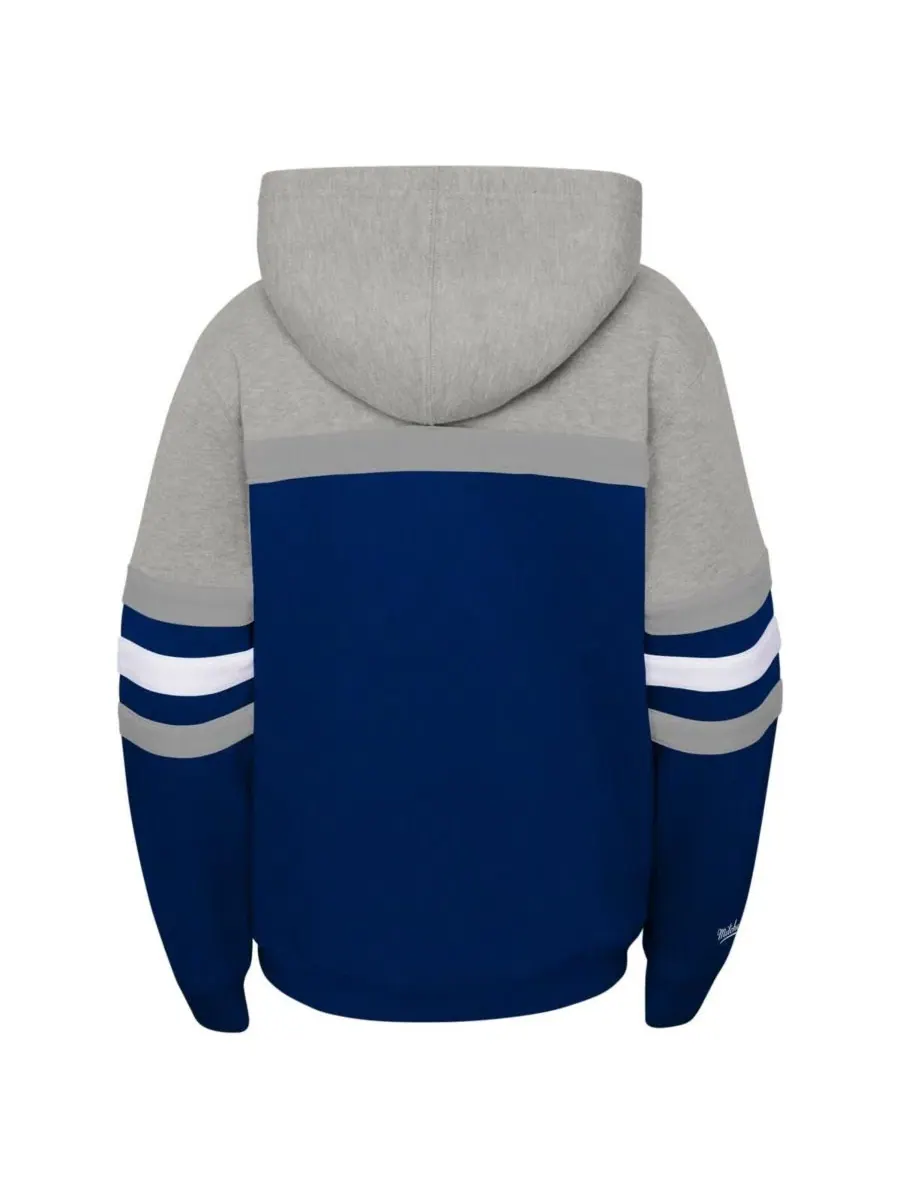 Толстовка с капюшоном Big Boys and Girls Heather Gray/Navy New York Yankees Cooperstown Collection — изображение 3 из 3
