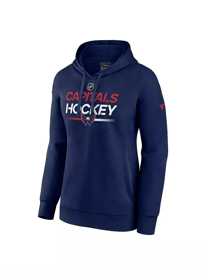 Женская толстовка с капюшоном Washington Capitals Authentic Pro Fanatics — изображение 3 из 3