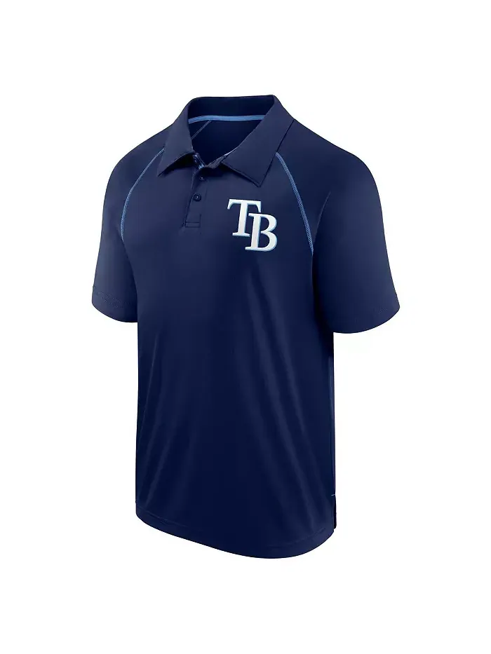 Мужская поло реглан Tampa Bay Rays Strong Alone в синем цвете Fanatics — изображение 3 из 3