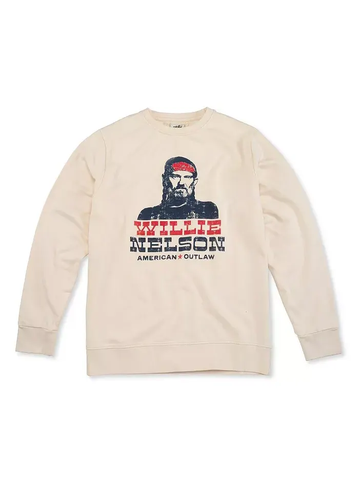 Мужской кремовый флисовый свитшот Willie Nelson Sunday American Needle — изображение 1 из 1