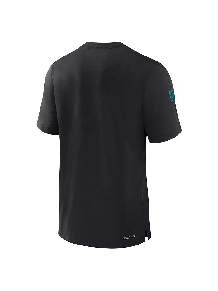 Мужская черная футболка Jacksonville Jaguars Sideline Player Performance Nike — изображение 2 из 3