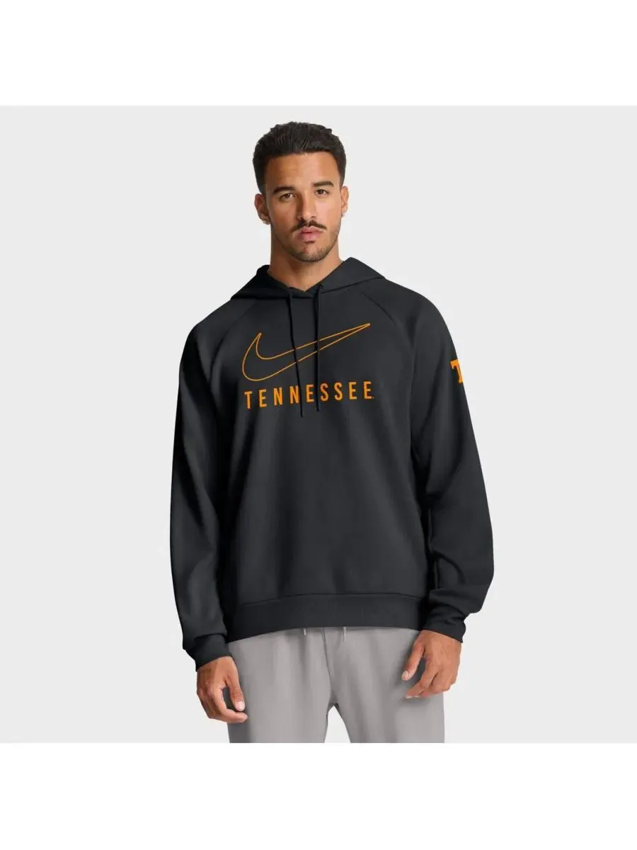 Толстовка с капюшоном Nike Tennessee Volunteers Premium Raglan Dri-FIT — изображение 1 из 4, черный