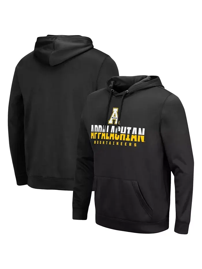 Мужская черная толстовка с капюшоном Appalachian State Mountaineers Lantern Colosseum — изображение 1 из 3