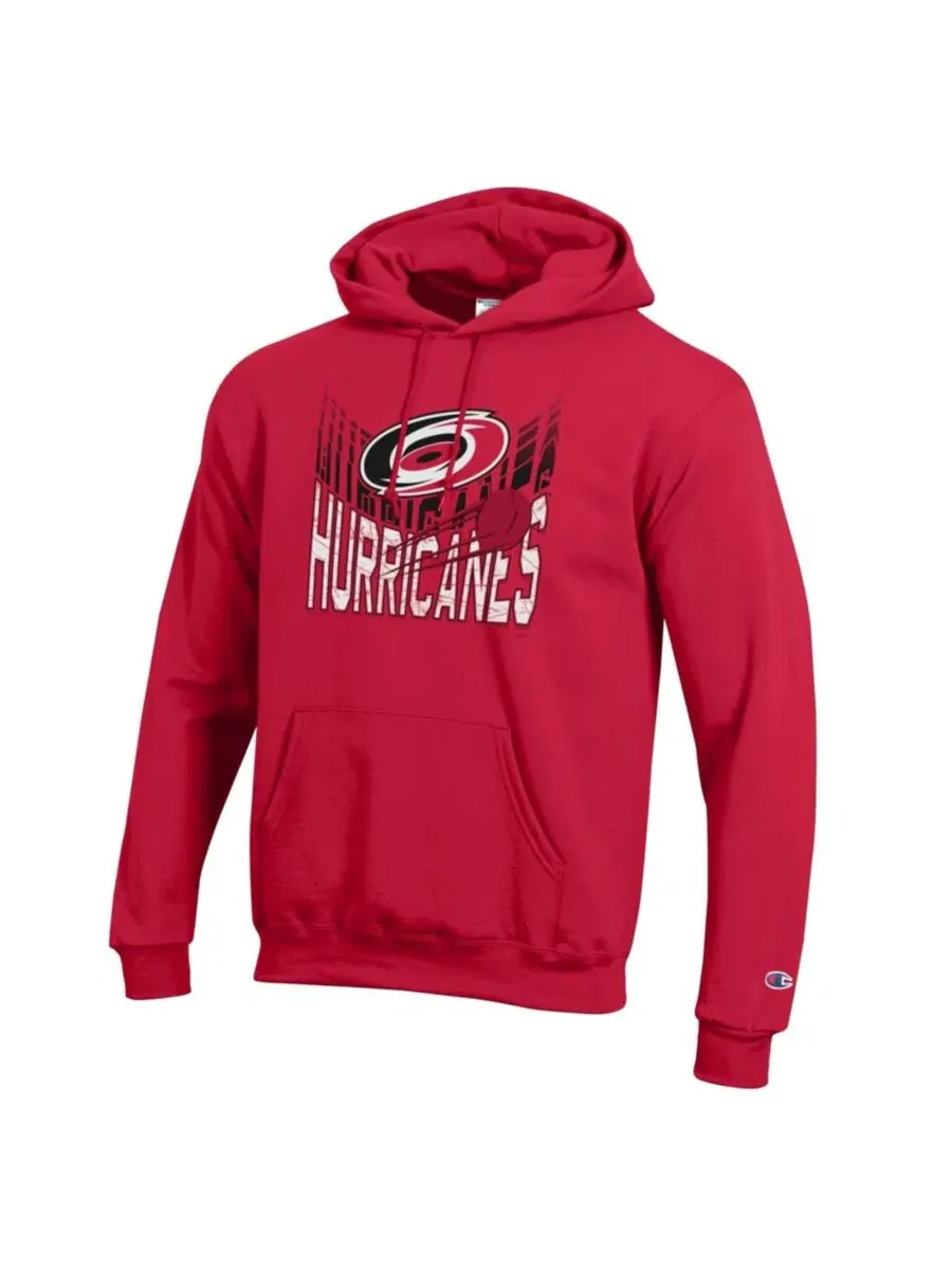 Худи с флисовой подкладкой Carolina Hurricanes Powerblend Champion — изображение 3 из 3, красный