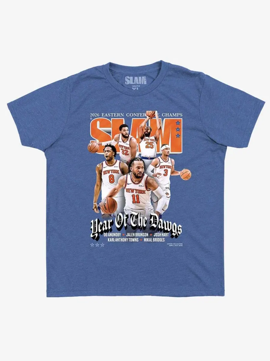 Футболка с принтом SLAM 262 New York Knicks Slam — изображение 1 из 1, синий