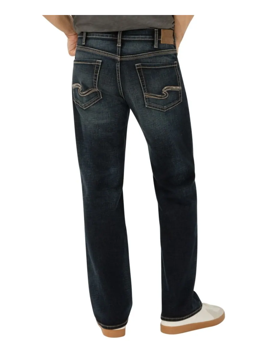 Мужские джинсы Gordie Relaxed Fit Straight Leg Luxe Heritage Silver Jeans Co, Bull — изображение 3 из 3