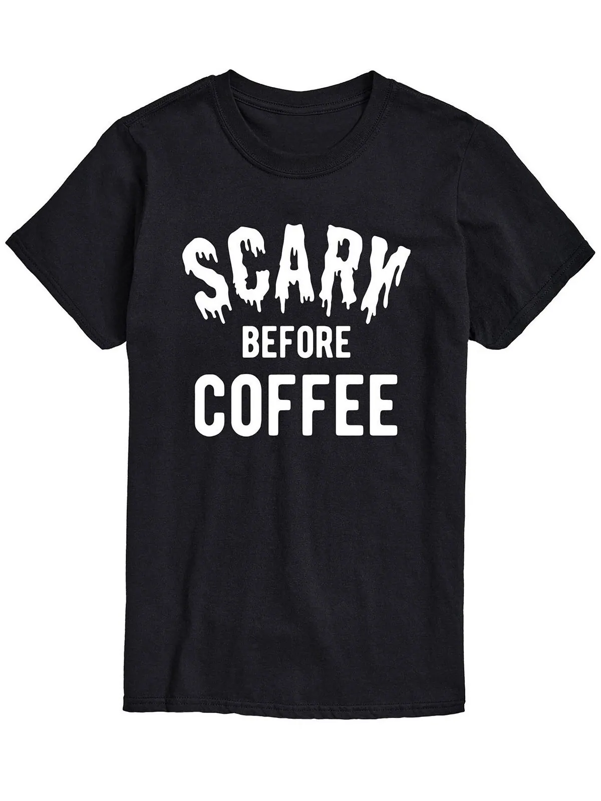 Мужская футболка классического кроя scary before coffee AIRWAVES — изображение 1 из 2, черный