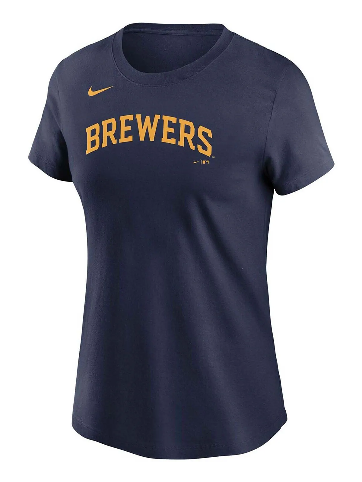 Женская футболка Christian Yelich Navy Milwaukee Brewers с номером и именем Nike — изображение 3 из 3, темно-синий