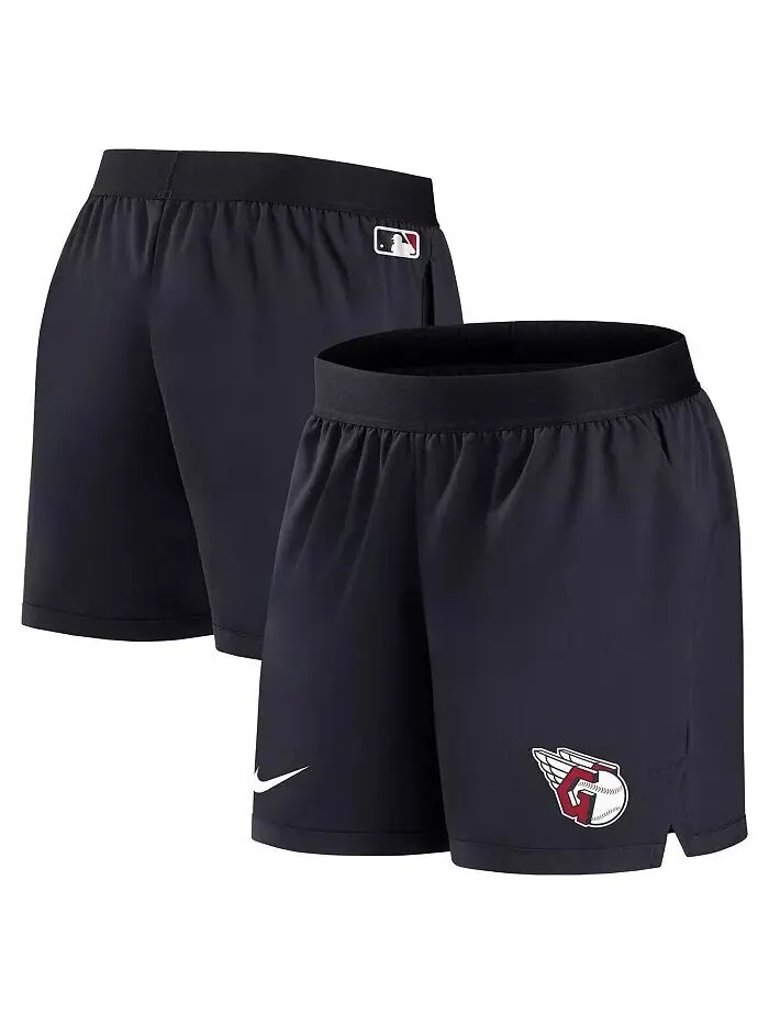 Женские темно-синие шорты Cleveland Guardians Authentic Collection Team Performance Nike — изображение 1 из 3