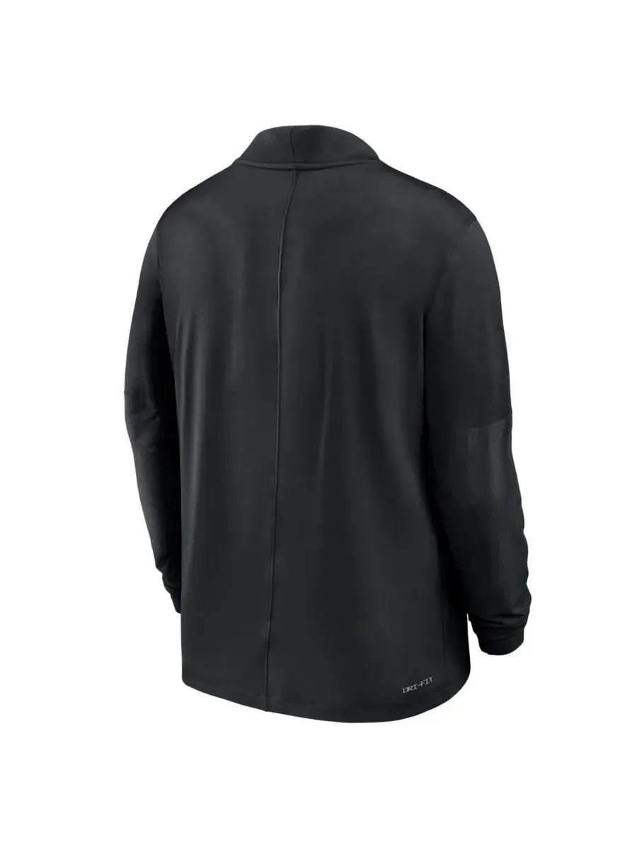 Nike Мужская черная толстовка с капюшоном Colorado Buffaloes Dri-FIT с застежкой-молнией до — изображение 2 из 3, черный