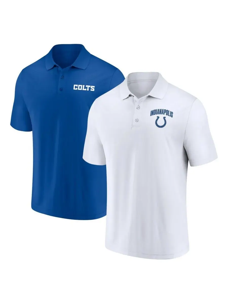 Мужской комплект из двух поло-рубашек Indianapolis Colts Lockup Fanatics — изображение 1 из 4, белый
