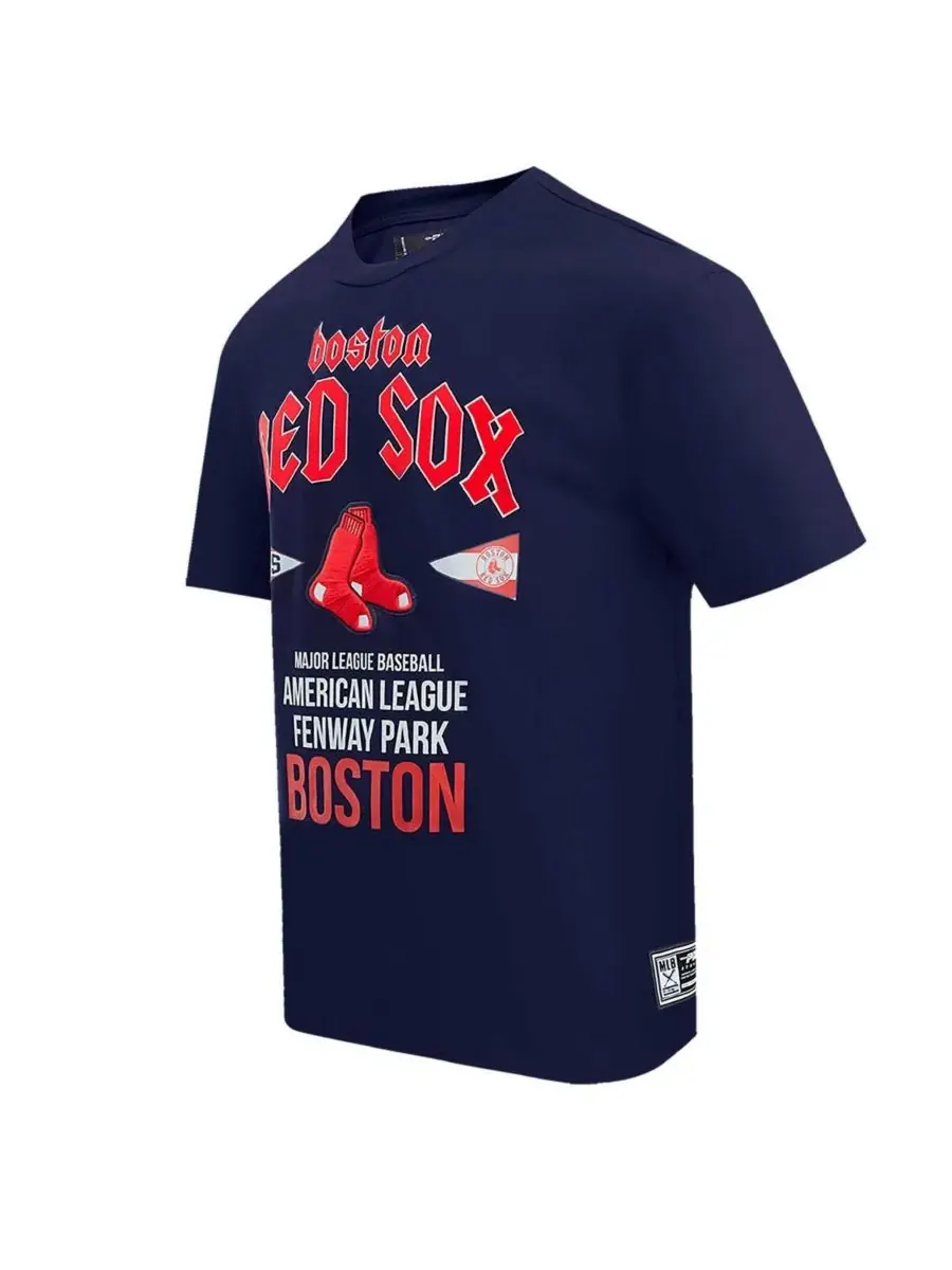 Pro Standard Мужская темно-синяя футболка Boston Red Sox Oversized City Tour — изображение 4 из 4, темно-синий
