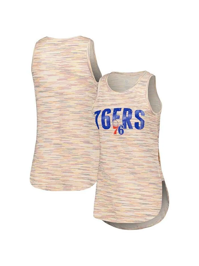 Женская белая майка Philadelphia 76ers Sunray Concepts Sport — изображение 1 из 3, белый