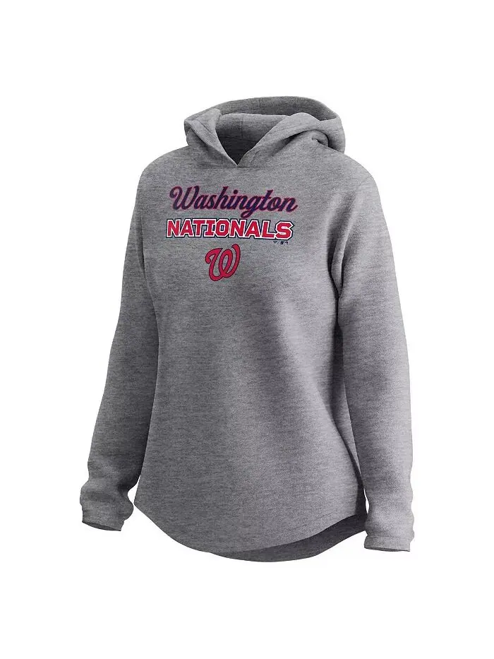 Женский серый комплект из свитера и спортивных штанов Washington Nationals Legacy Fanatics — изображение 2 из 4