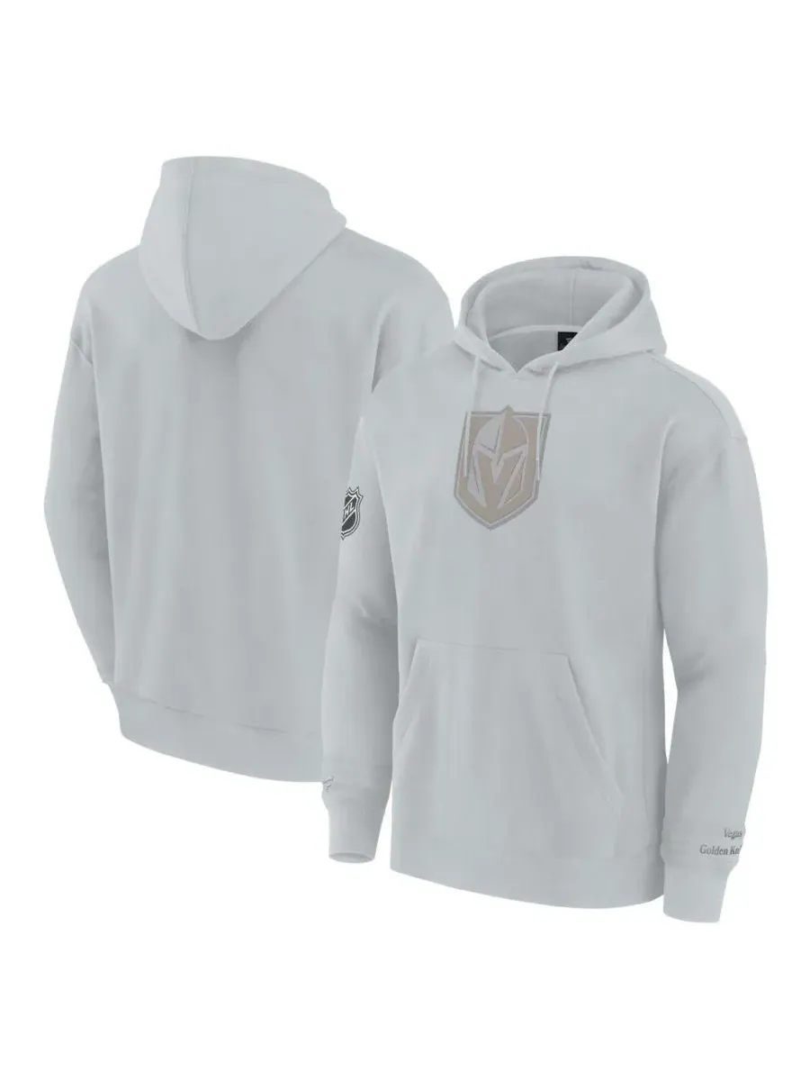Fanatics Мужская серая толстовка с капюшоном Vegas Golden Knights Elements Pace — изображение 1 из 3, серый