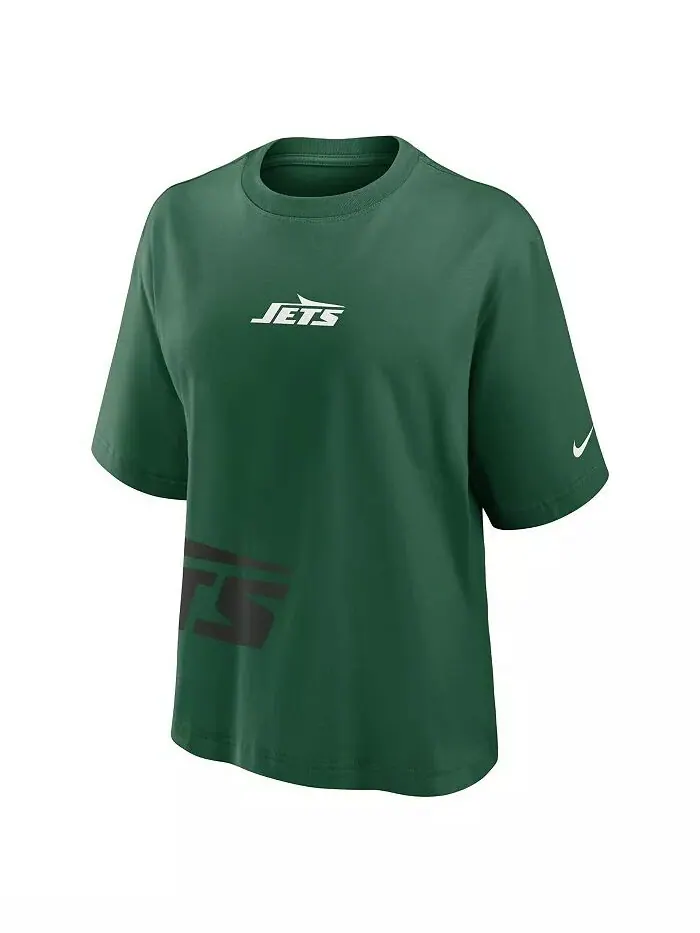 Женская зеленая свободная футболка New York Jets Nike — изображение 3 из 3
