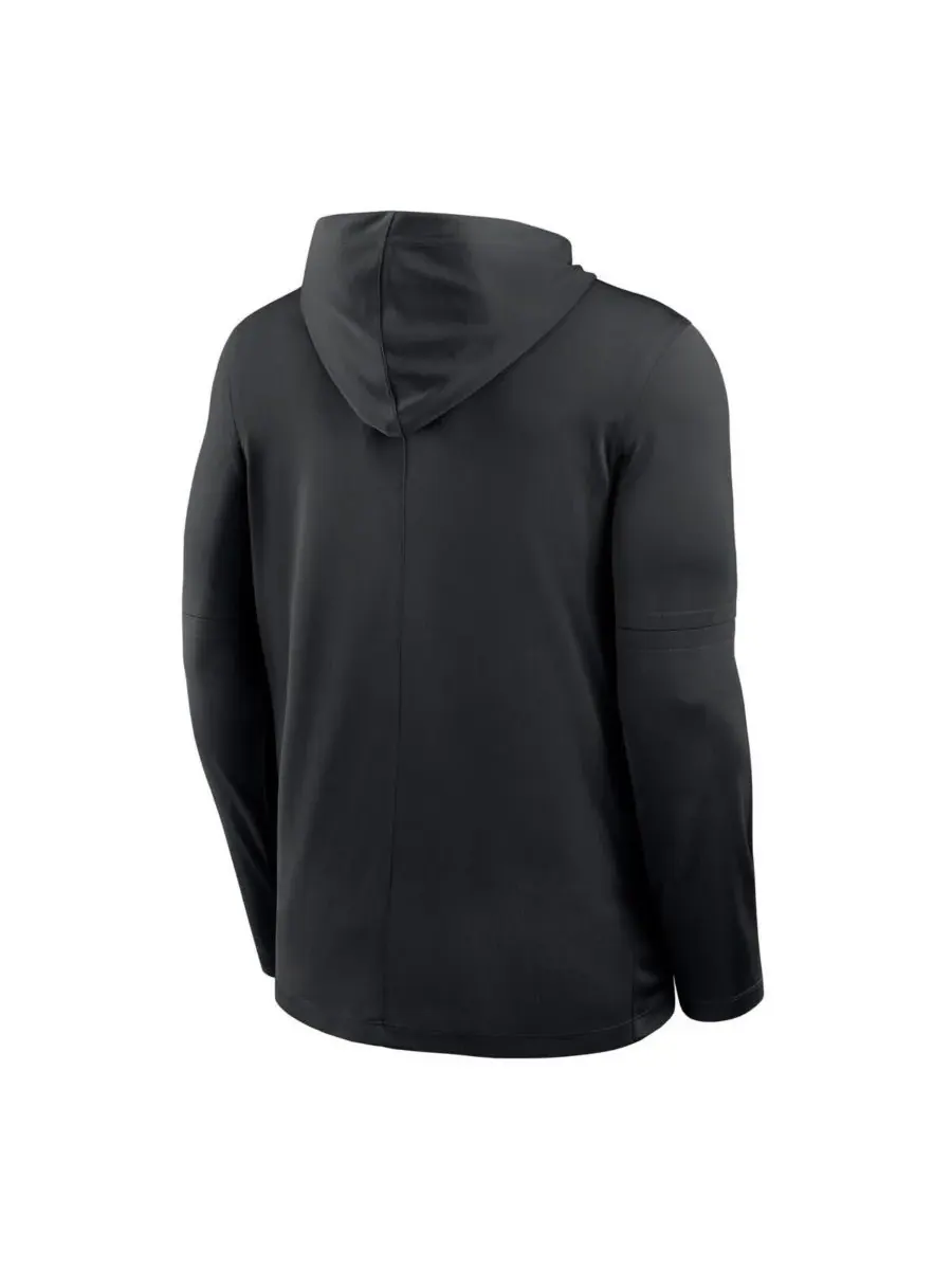 Nike Мужская черная толстовка с длинными рукавами Oregon State Beavers 2025 Sideline Dri-FIT — изображение 2 из 3, черный