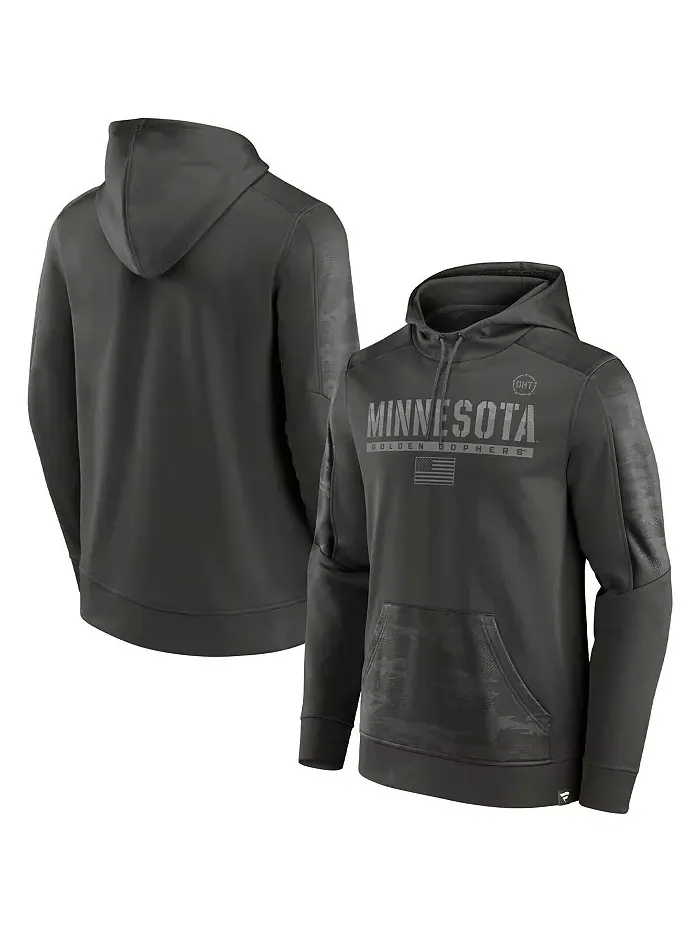 Мужская оливковая толстовка с капюшоном Minnesota Golden Gophers OHT Military-Inspired Appreciation — изображение 1 из 4