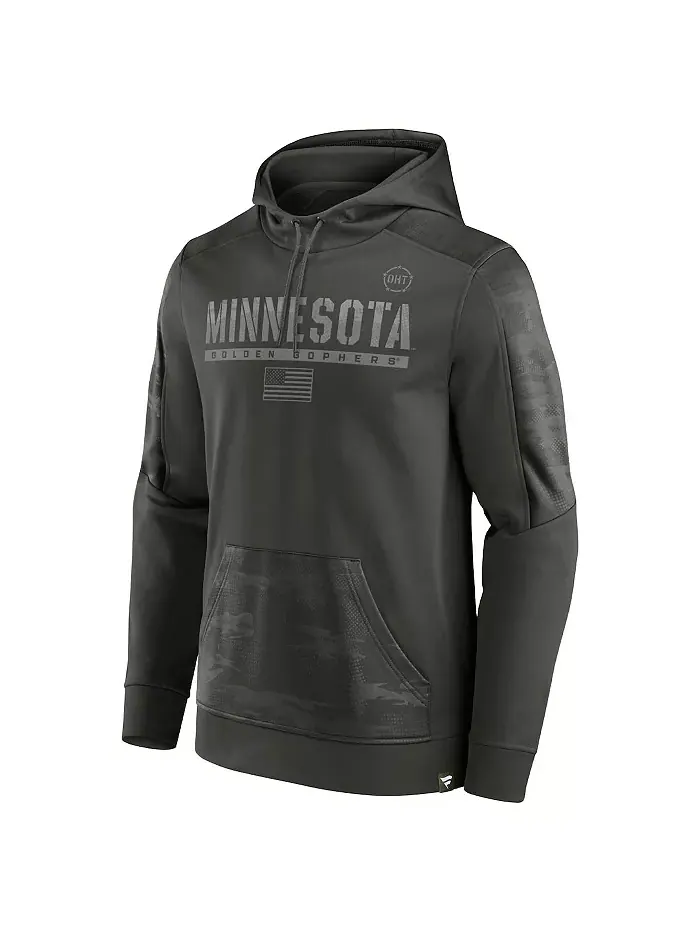Мужская оливковая толстовка с капюшоном Minnesota Golden Gophers OHT Military-Inspired Appreciation — изображение 4 из 4