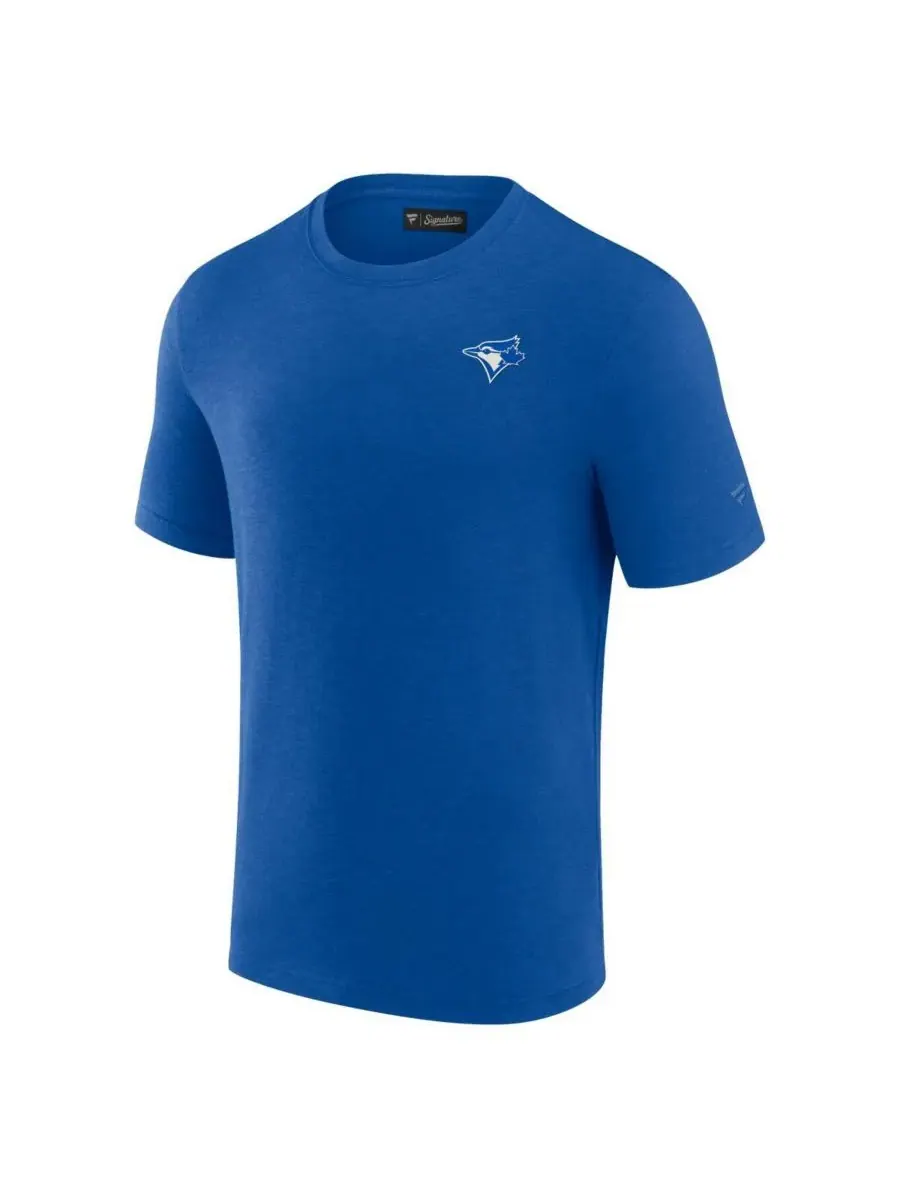 Fanatics Signature Мужская футболка с коротким рукавом Royal Toronto Blue Jays из модала — изображение 3 из 3, королевский