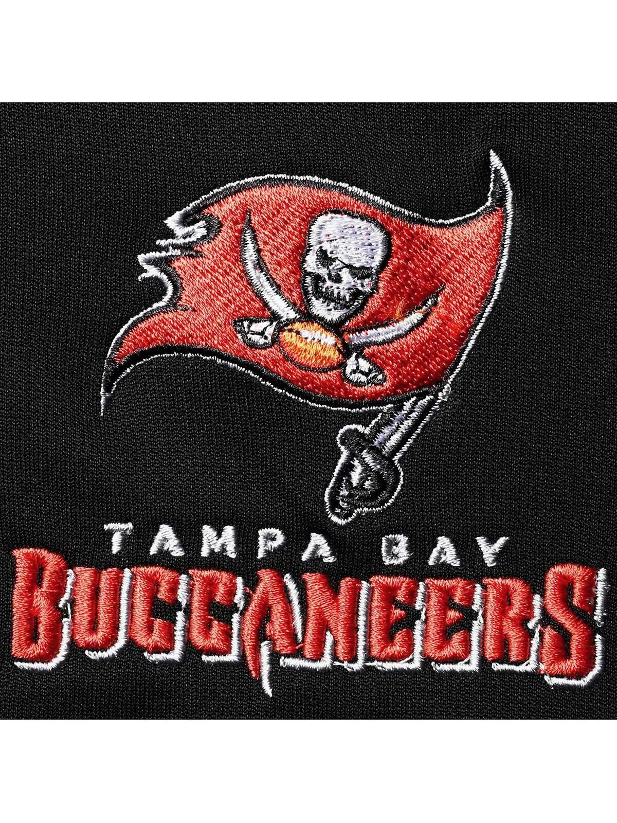 Мужская черная толстовка с молнией во всю длину Tampa Bay Buccaneers Craftsman на термоподкладке — изображение 2 из 4, черный