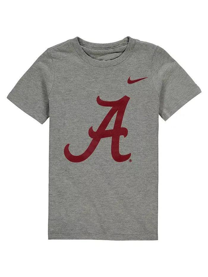 Детская футболка унисекс цвета уголь с логотипом Alabama Crimson Tide Nike — изображение 1 из 1