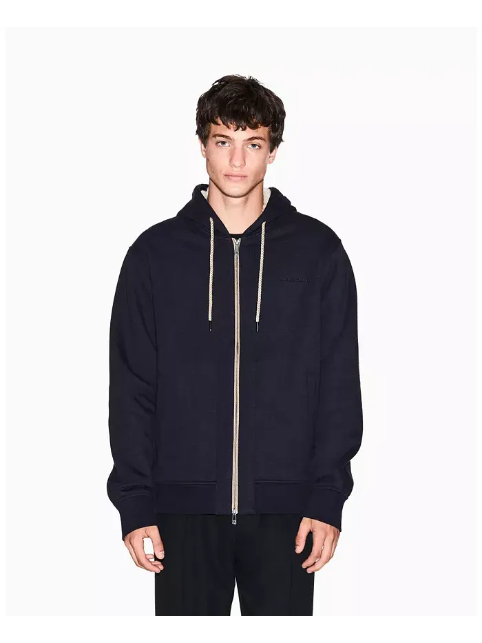 Мужская худи на молнии с подкладкой из шерпы A|X Armani Exchange