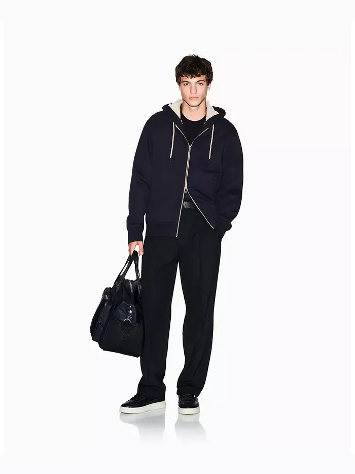 Мужская худи на молнии с подкладкой из шерпы A|X Armani Exchange — изображение 2 из 5