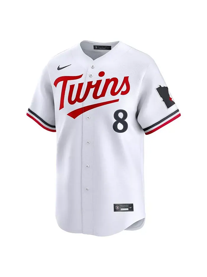 Мужская белая лимитированная домашняя футболка Christian Vázquez команды Minnesota Twins Nike — изображение 2 из 3