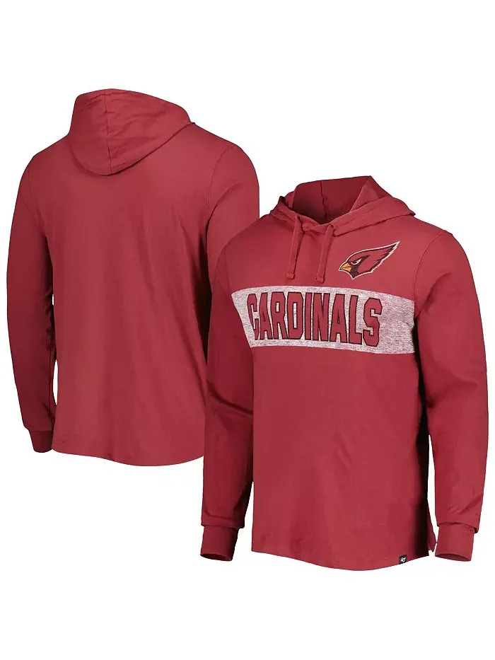 Мужская толстовка с капюшоном Cardinal Arizona Cardinals Field Franklin '47 Brand — изображение 1 из 2