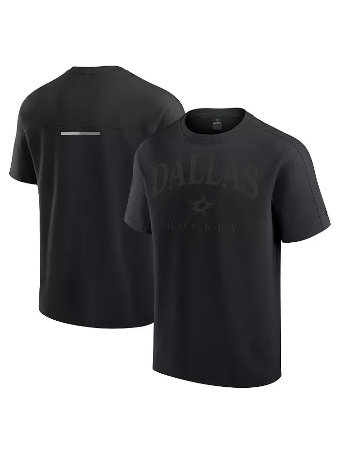 Мужская черная футболка Dallas Stars Elements Flex Tri-Blend Fanatics — изображение 1 из 3