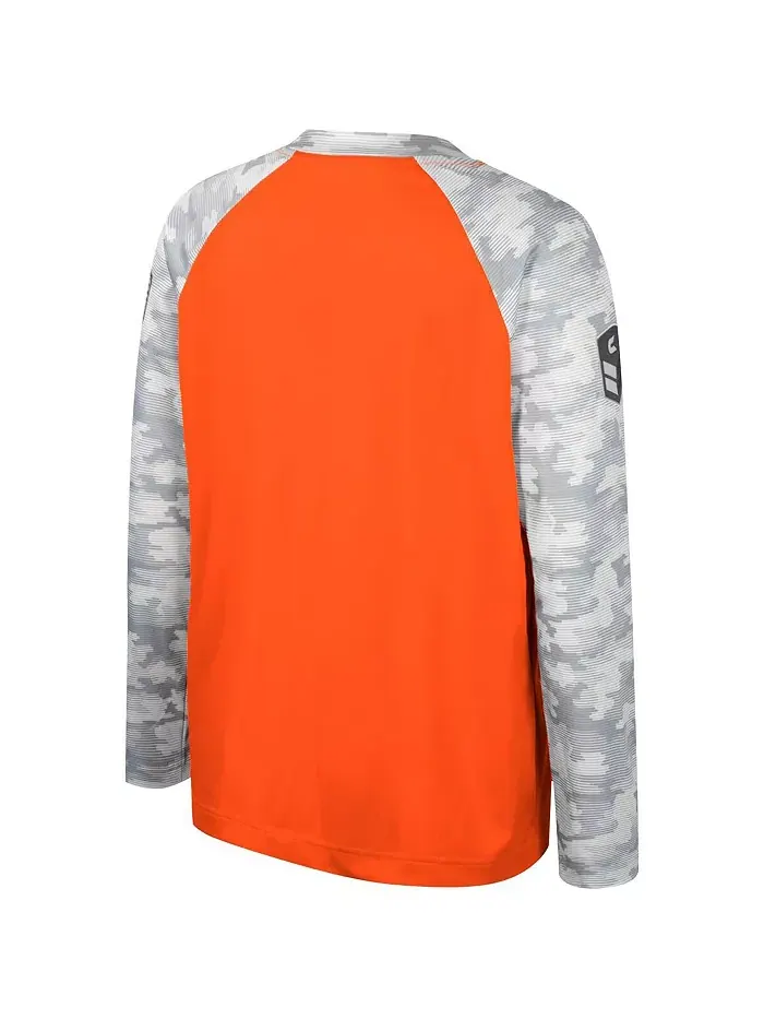 Футболка с длинным рукавом реглан Oklahoma State Cowboys OHT Military Appreciation Dark Star для — изображение 3 из 4