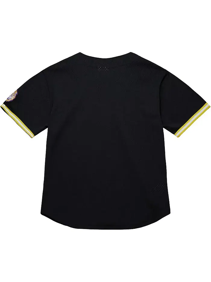 Мужская модная джерси LSU Tigers On The Clock на пуговицах, черная Mitchell & Ness — изображение 3 из 5