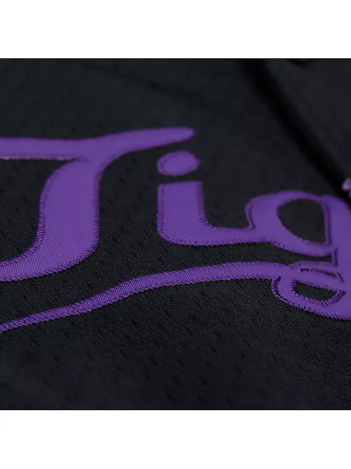 Мужская модная джерси LSU Tigers On The Clock на пуговицах, черная Mitchell & Ness — изображение 4 из 5