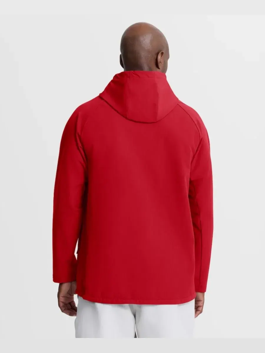 Куртка-худи Nike Philadelphia Phillies Authentic Collection Raglan Therma-FIT — изображение 2 из 5, красный