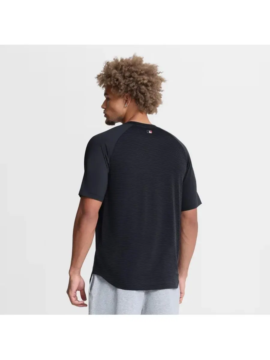 Футболка с регланом и принтом Nike — изображение 2 из 5, темно-синий