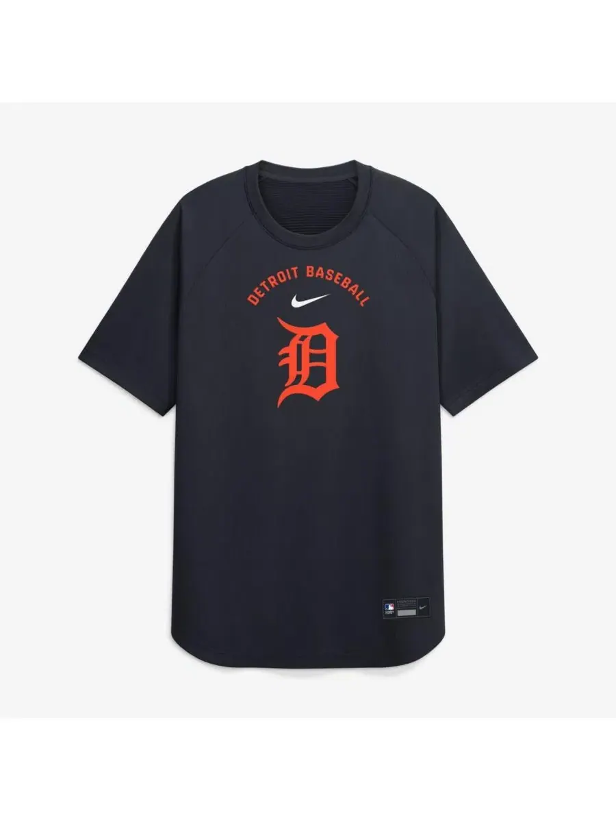 Футболка с регланом и принтом Nike — изображение 3 из 5, темно-синий